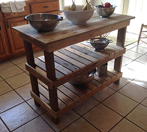 Amazon Com Rustic Kitchen Island Free Coffee Cup Panel With