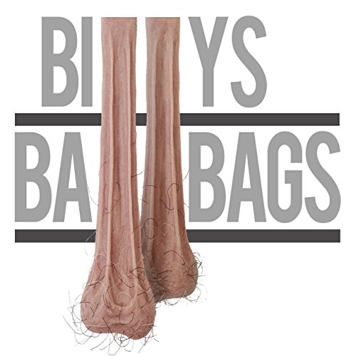 HAIRY Fake Bad Grandpa Testicles Balls Prank Stretchy Silicone Nuts by