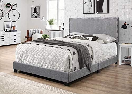 Amazon Com Universal Ltd Upholstered Queen Bed Frame With