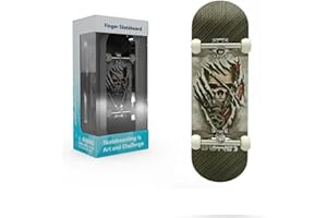 Lently Wood Fingerboards, Mini Fingerboards, 99mmL*29mmW (Skull god of war)