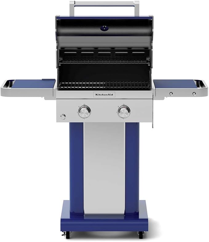 Amazon Com Kitchenaid 720 0891g Full Size Propane Gas Grill Blue