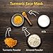 Blue Lily Organics Ground Turmeric Root (Curcumin) Powder | Herbal Supplement | Antioxidant & Anti-Inflammatory | Raw Powder from India | Vegan, Non-GMO & Gluten Free | 8oz Bag