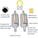 R7S Base LED Light Bulb 5W 78mm(3.07''),120V Warm White 3000K,Double Ended J Type Halogen Bulb Replacement (Non-dimmable),Pack of 2,Chener