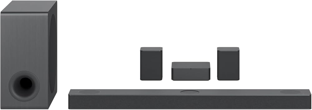 LG S80QR Bluetooth Soundbar with Dolby Atmos 5.1.3 Channel & Wireless Subwoofer