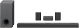 LG S80QR Bluetooth Soundbar with Dolby Atmos 5.1.3 Channel & Wireless Subwoofer