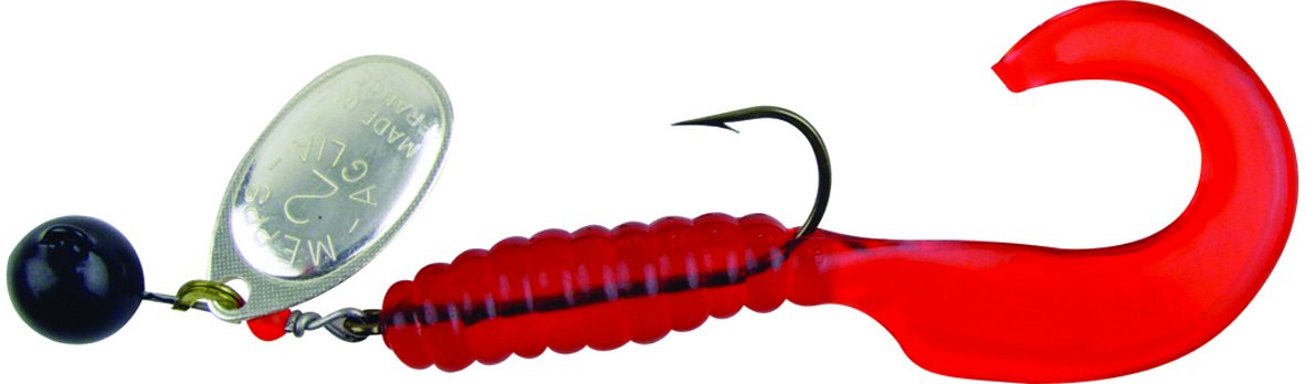 Mepps Spinflex. Silver/Red 20g.