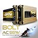 OPT7 Bolt AC 55w H11 H8 H9 HID Kit - 5x Brighter - 6x Longer Life - All Bulb Sizes and Colors - 2 Yr Warranty [6000K Lightning Blue Xenon Light]