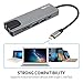 USB C Multiport Adapter with 1000M rj45 Gigabit Ethernet Port, 4K HDMI Output, 2 USB 3.0 Ports, USB C PD Charging Port Hub, 5 in 1 Type C Network Adapter for MacBook Pro & Type C Windows Laptops…