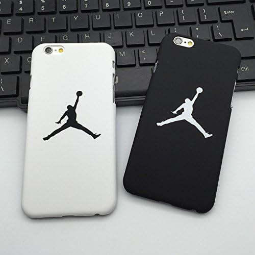 Air Jordan iPhone 6 Plus (5.5 Zoll) Case Cover Protective Cover cases Hard Back Shell Cover Case Mobile Phone Michael Jordan Chicago Bulls (white)