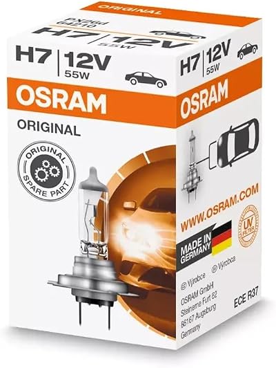 OSRAM ORIGINAL H7 Halogen Headlamp Bulb 64210 12V Folding Carton Box 1pc