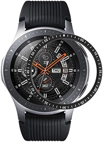 for Samsung Galaxy Watch 46MM Bezel Ring Adhesive Cover Anti Scratch Metal