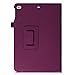 Fintie Folio Case for iPad 6th / 5th Generation (2018/2017), iPad Air 2 / Air 1 (9.7 Inch) - [Corner Protection] Premium Vegan Leather Stand Cover, Purple