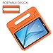 Color Our Life Samsung Galaxy Tab E 9.6 Kiddie Case-Shock Proof Light Weight Convertible Handle Stand Cover for Samsung Galaxy Tab E 9.6 Inch Tablet, Orange