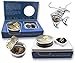 Pearlina Fish Necklace Cultured Wish Pearl Oyster Set Silver tone Plated Cage w/Stainless Steel Chain 18