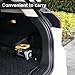 ulikit Portable 12V DC Air Compressor Pump,Auto OFF 120W Tire Inflator W Emergency Led Light 9 FT Cable Car,Bicycle,Motorcycle,Basketball