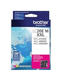 Brother LC20EBK cartucho de tinta de alto rendimiento., magenta, (Magenta ink)