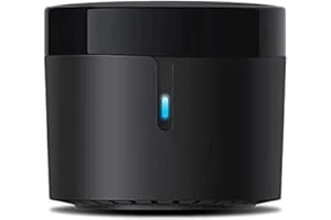 Broadlink RM4 Mini Smart Remote(2.4GHz Wi-Fi Only)- IR Blaster Hub for Smart Home Automation, Infrared TV Air Conditioner Remote Replacement Compatible with Alexa, Google Assistant, IFTTT