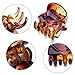 Hotop 24 Pieces Mini Hair Clips Plastic Hair Claws Pins Clamps for Girls and Women (Brown)