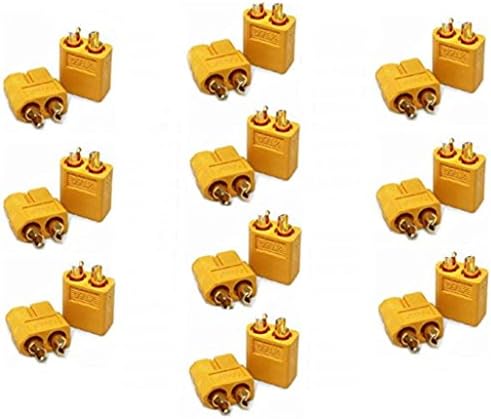 20pcs/lot Wholesale XT 60 Plug Male Female Bullet Connectors Plugs For RC Lipo Battery