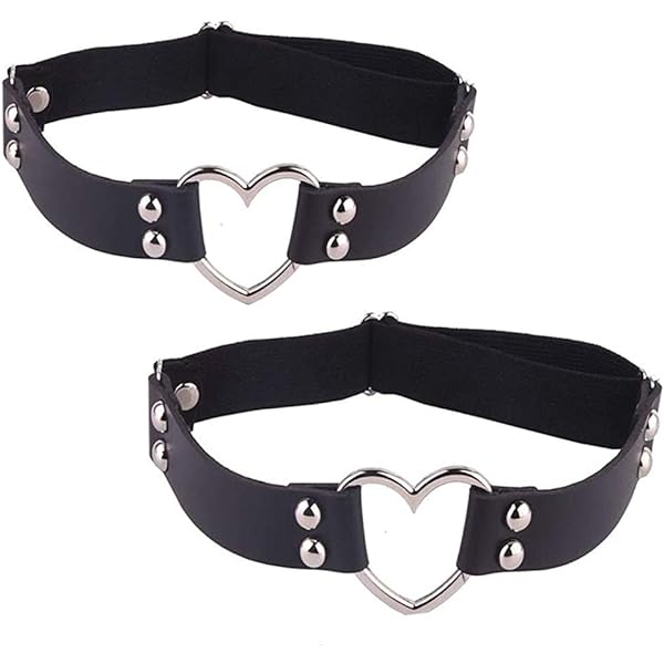 Amazon.com: BODIY Punk Waist Chain Belts Leather Gothic  display picture 2