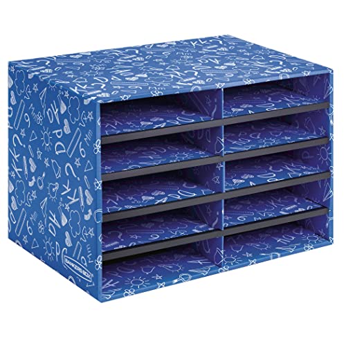 Bankers Box Classroom 10 Compartment Literature Organizer, Single