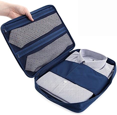 Shirts Ties Organizer, Wrinkle-Free Dress Travel Storage Pouch, Mens Packing Bag