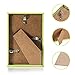 BOJIN 4x6 Inch Picture Frames Plastic Table Top Photo Frame 10x15 CM- Yellow