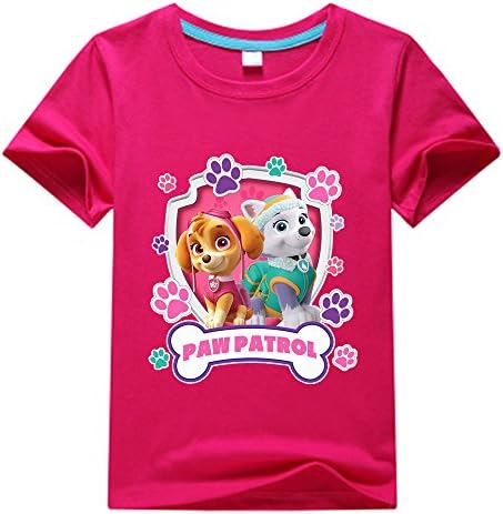 Kids Necessaries Girls' Paw Patrol Skype Everest Short Sleeve T-shirt (For Girl Height 100)