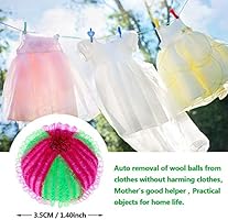 24 pelotas reutilizables para quitar el pelo de mascotas para lavar la ropa y lavar la lavadora