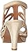 Naturalizer Women's Danya Platform Dress Sandal, Taupe/Gold, 8 M US
