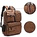 Aidonger Vintage Canvas School Backpack Laptop Backpack (Dark blue)