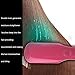 Hair Straightening Brush MCH Ceramic Fast Heating with Heat Resistant Glove, Temperature Lock Function, Adjustable Temperature, Anti-Scald Ionic Hair Brush - Fuscia Pink