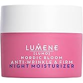Lumene [Lumo Nordic Bloom Anti-Wrinkle + Firming Night Cream - Hydrating Face Moisturizer for Visibly Firmer, Radiant & Smooth Skin - Formulated with Pre-Retinol Complex + Lingonberry Extract (50ml)