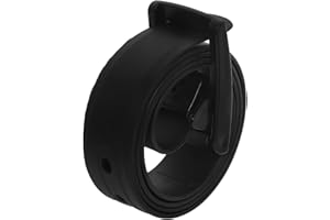 Abaodam Adjustable Unisex Golf Silicone Belt with Plastic Buckle Lightweight Casual Strap for Men and Women