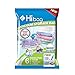 Premium Space Saver Bags, Hibag Pack of 6 Vacuum Compression Bags (2 X Small, 2 X Medium, 2 X Large) with 2 Free Roll Up Bags no Vacuum Needed and 1 Free Hand-Pump, Saving more 80% Storage S (6-combo)