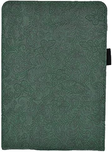 Amazon Kindle,kindle Paperwhite(Both 2012 and 2013 WIFI 3G versions) Light Thin Smart Case with Elastic Hand Strap Auto Sleep wake-- Phoenix Butterfly Darkgreen