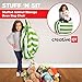 Creative QT Stuffed Animal Storage Bean Bag Chair - Stuff 'n Sit Organization for Kids Toy Storage - Toddler Size (27