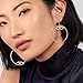 14K Gold Plated Evil Eye Earrings Gold Dangle Earrings for Women Asymmetrical Trendy Drop Earrings