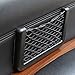 Black Universal Car Seat Side Back Pocket Storage Organizer Nylon Net Bag Phone Holder