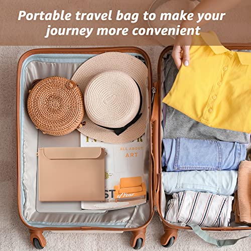 JANSAMN Makeup Travel Bag Cosmetic Bag, Toiletry Bags for Traveling, Silicone Waterproof Makeup Brushes Bags for Women, Portable Clear Makeup Bags for Girls