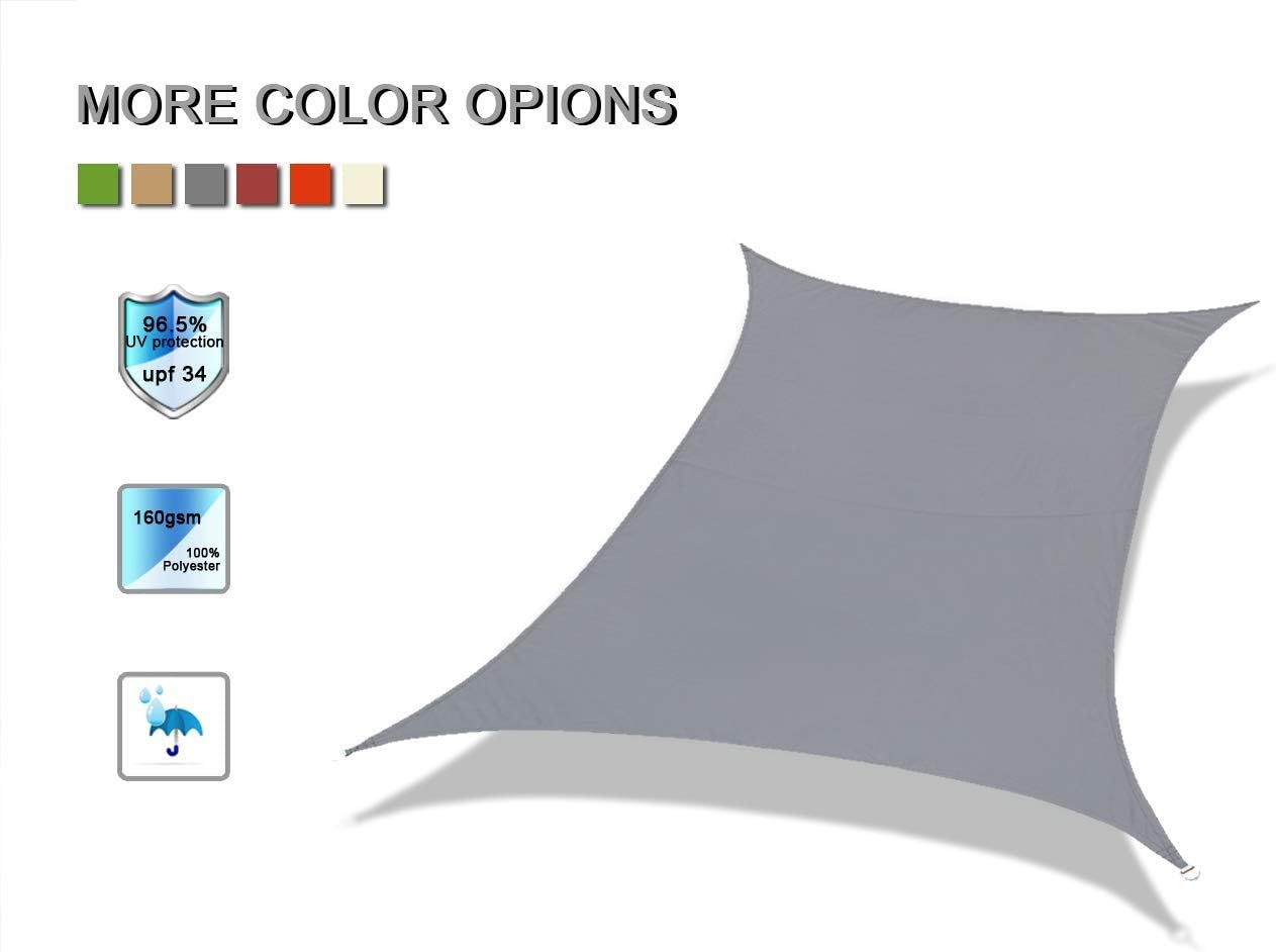 sonnensegel 3x4m anthrazit