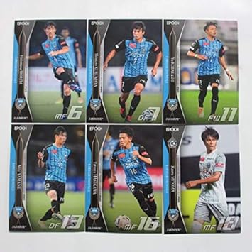 Amazon Jカード Update 川崎フロンターレ レギュラーコンプ全6種 Jリーグオフィシャルトレーディングカード ベース ボールマガジン フォト カード コイン
