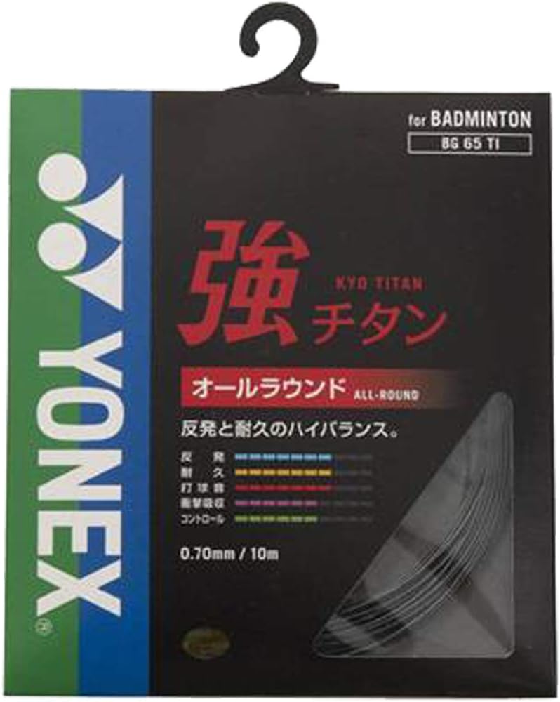 요넥스 (요넥스) 배드민턴 스트링 ? 티타늄 BG65TI-007