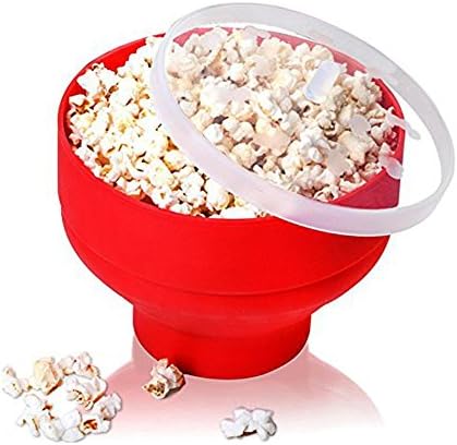 Pano Collapsible Microwave Popcorn Popper Silicone Bowl Popcorn Maker BPA Free