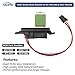 Manual Blower Motor Resistor with Harness for 2003-2006 Chevrolet Avalanche,Silverado,Suburban,Tahoe,GMC Sierra Yukon Cadillac Escalade Replace# 89019088 973-405 15-81086 22807123
