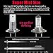 H7 LED Headlight Bulbs,12000lm 6500k Extremely Brightness Car headlamp Conversion Kit-CSP chips