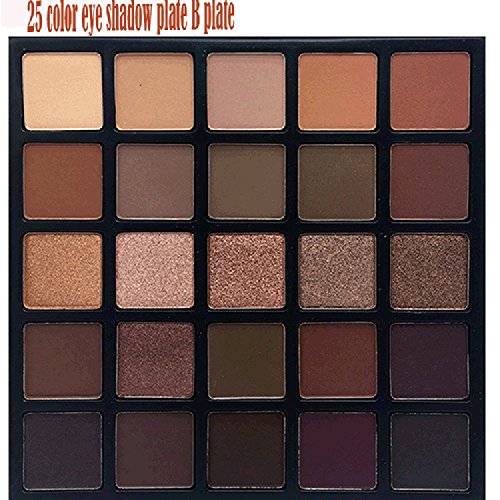 Eyeshadow Palette,lotus.flower 25Colors Waterproof 25A Copper Spice OR 25B Bronzed Mocha Color Eyeshadow Palette U Choose (B)