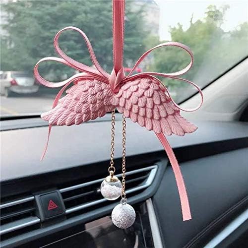 Angel's wings car aromatherapy outlet, car air freshener hanging- great gift idea (Pink) - Image 4