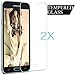 Ailun Screen Protector Compatible with Galaxy S5 2 Pack Tempered Glass Compatible with Galaxy i9600 9H Hardness 2.5D Edge Anti Scratch Case Friendly Siania Retail Package