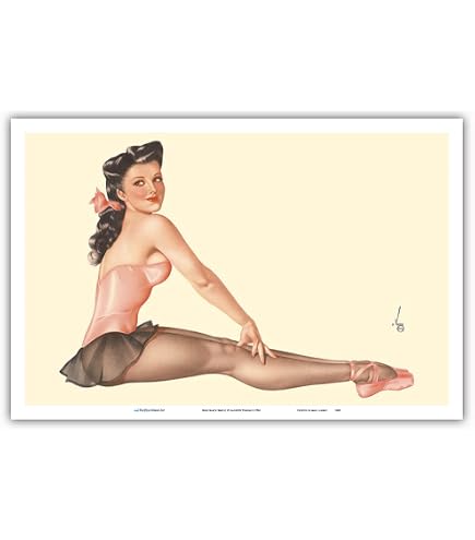 Amazon.com: Varga Girl - June 1943 - Vintage Pin Up Girl Print by